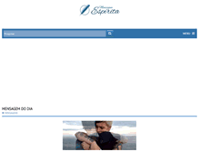Tablet Screenshot of mensagemespirita.com.br